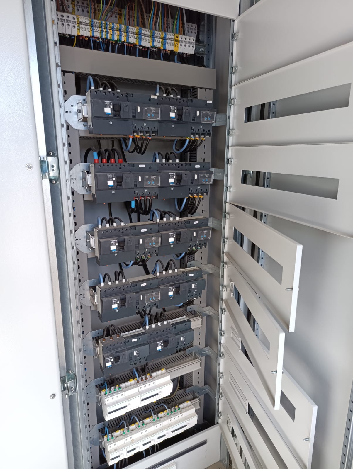 Installation d'un nouveau panneau électrique